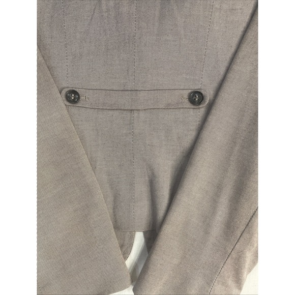 H&M Beige Women's Blazer Size S long Sleeves, Button Closure, Pockets - Picture 13 of 14